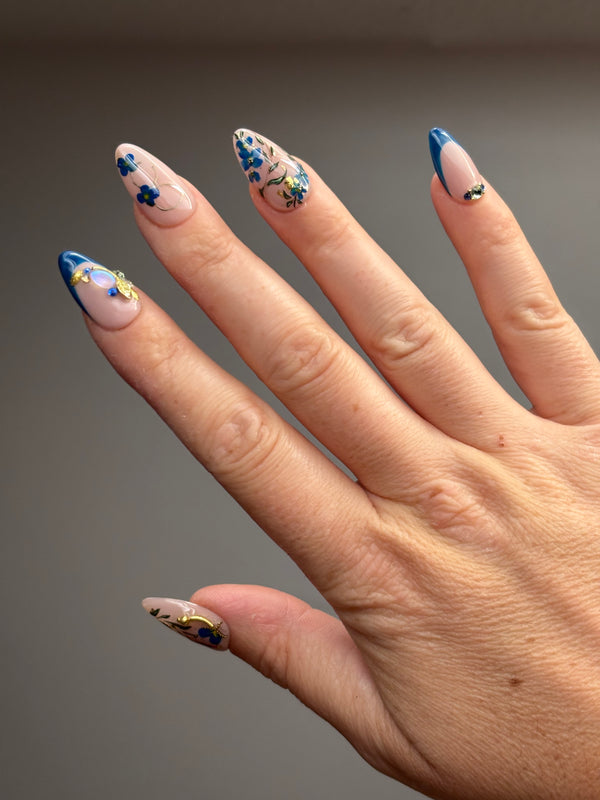 Press-On Nails horthensias