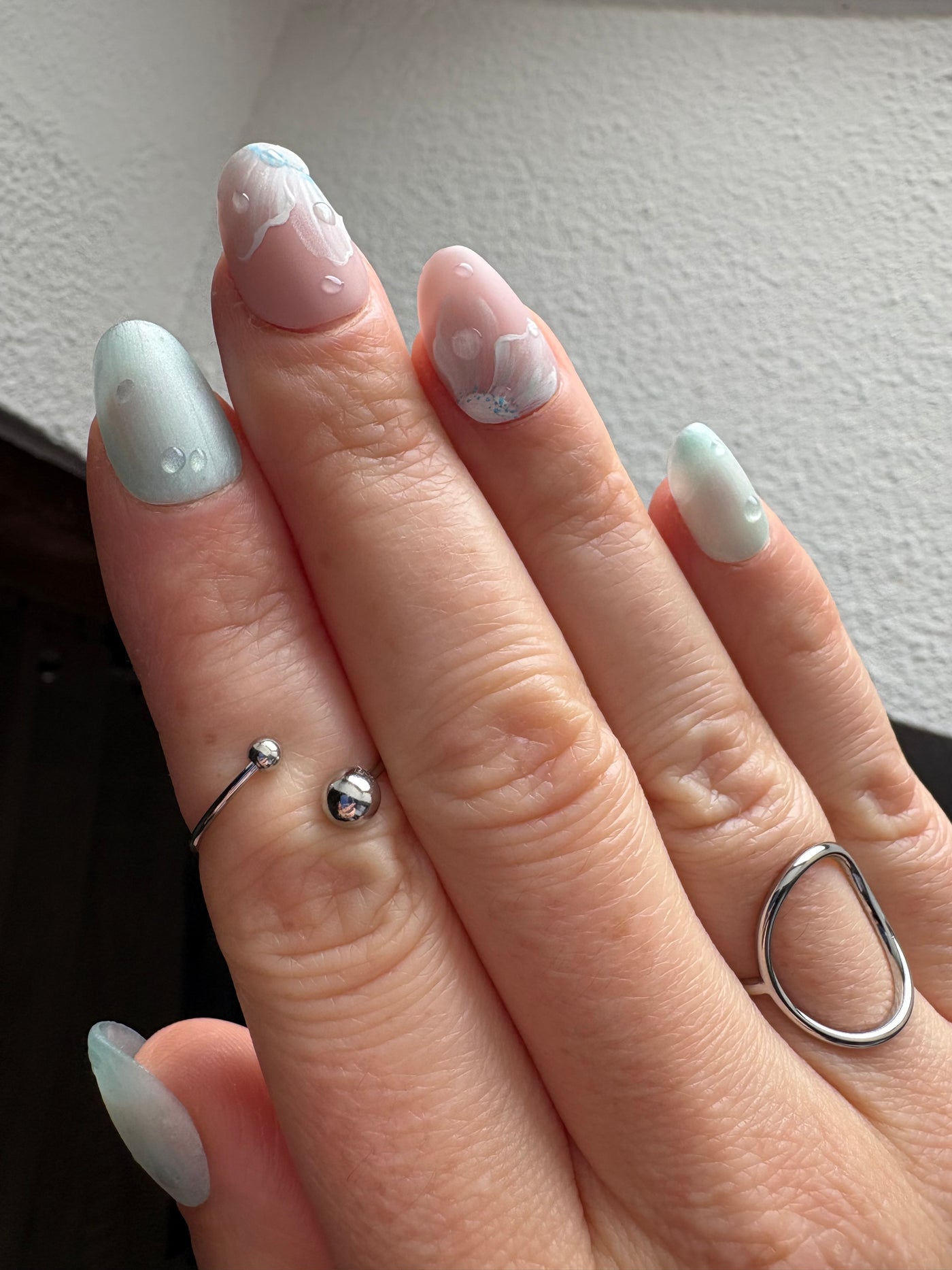 Press-On Nails -Pepermint