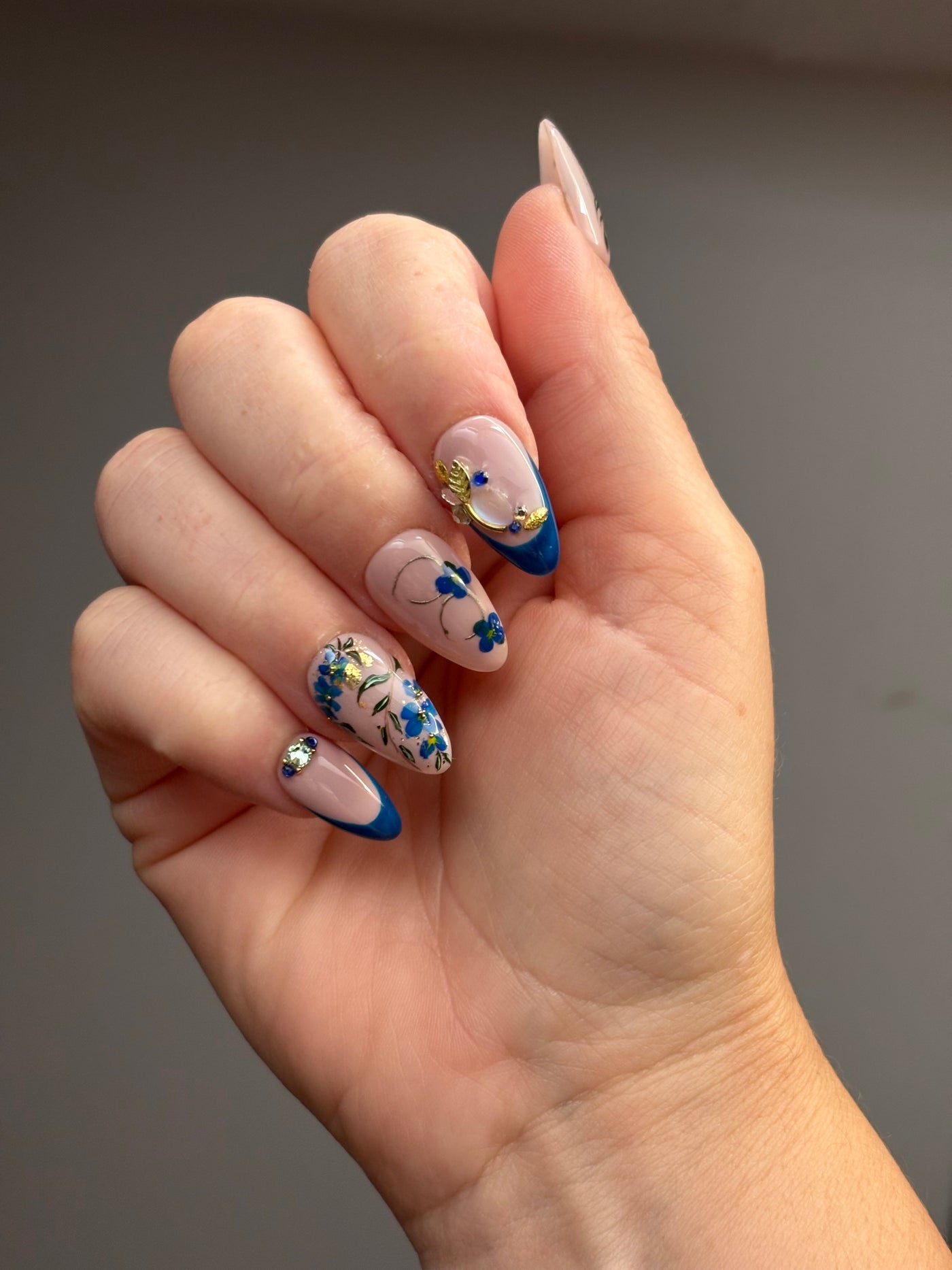 Press-On Nails horthensias
