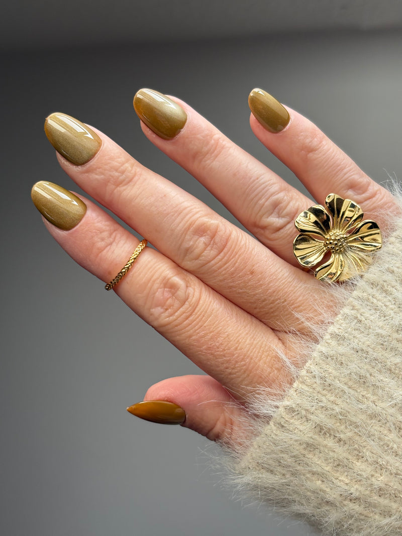 Press-On Nails -Unita Brownsugar