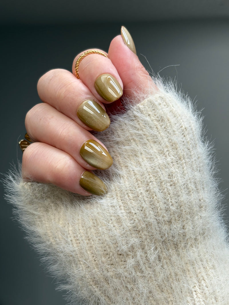 Press-On Nails -Unita Brownsugar