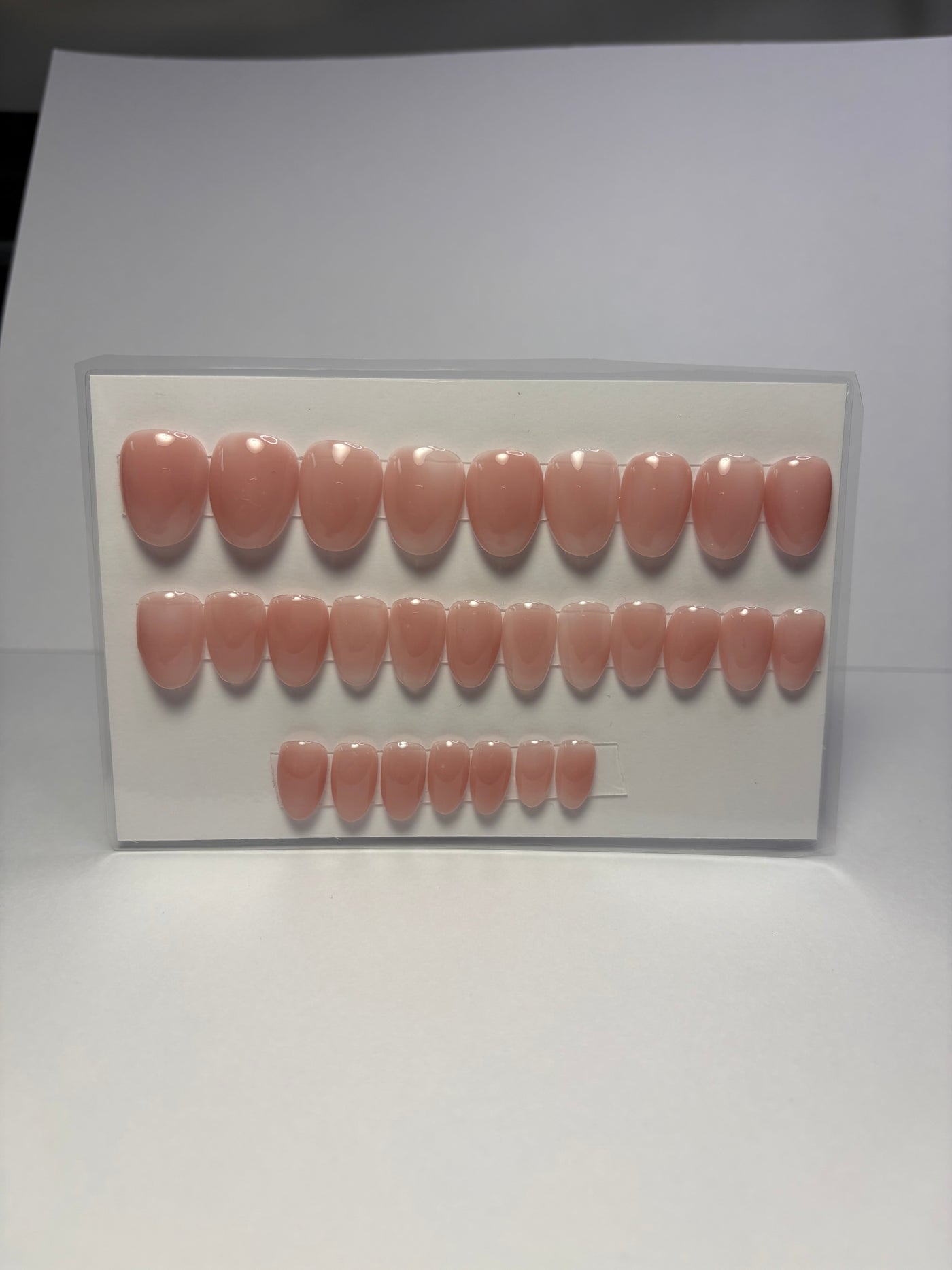Press-On Nails All size mains LADY NATURAL