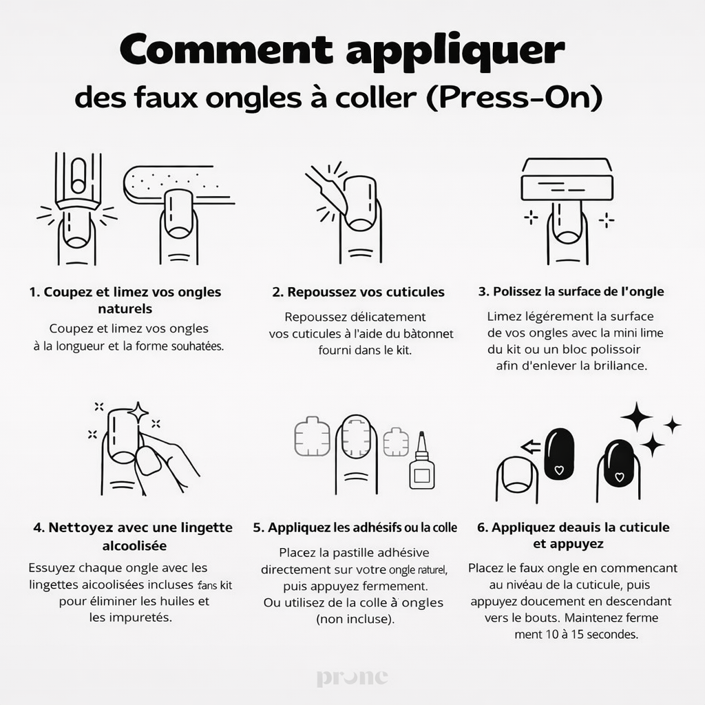 Conseil pour poser tes press-on