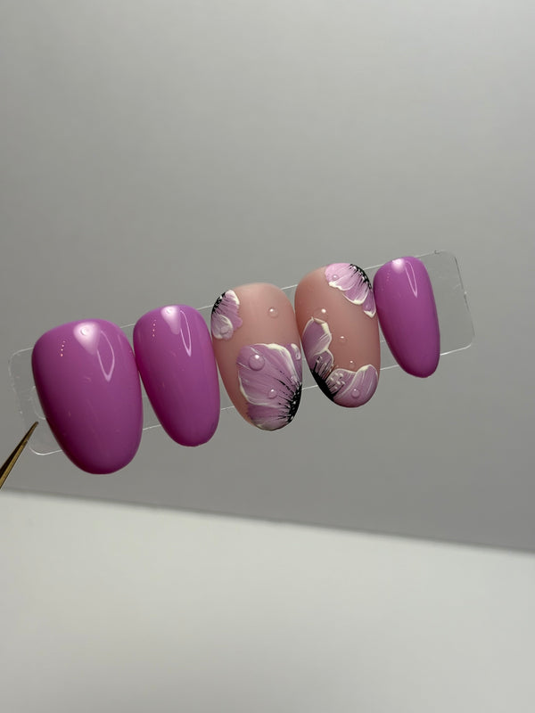 Press-On Nails -Sister Flower