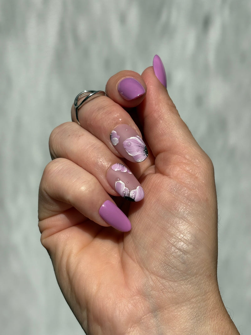 Press-On Nails -Sister Flower