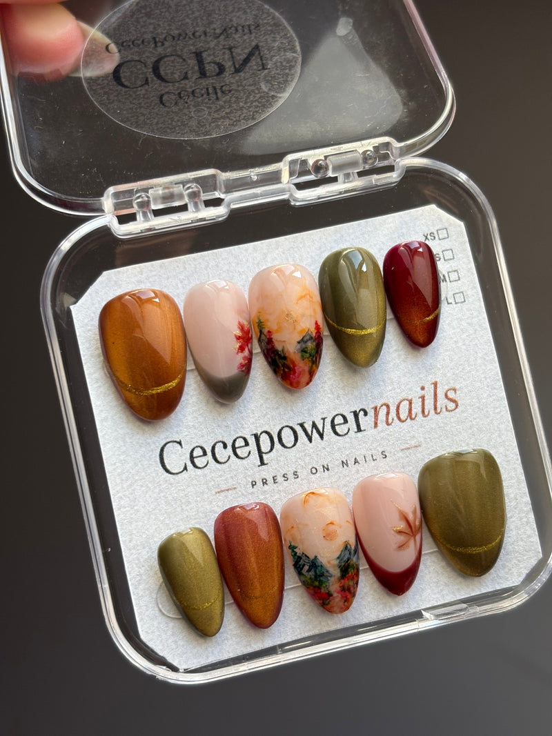 Press on Nails- Pépite automnale