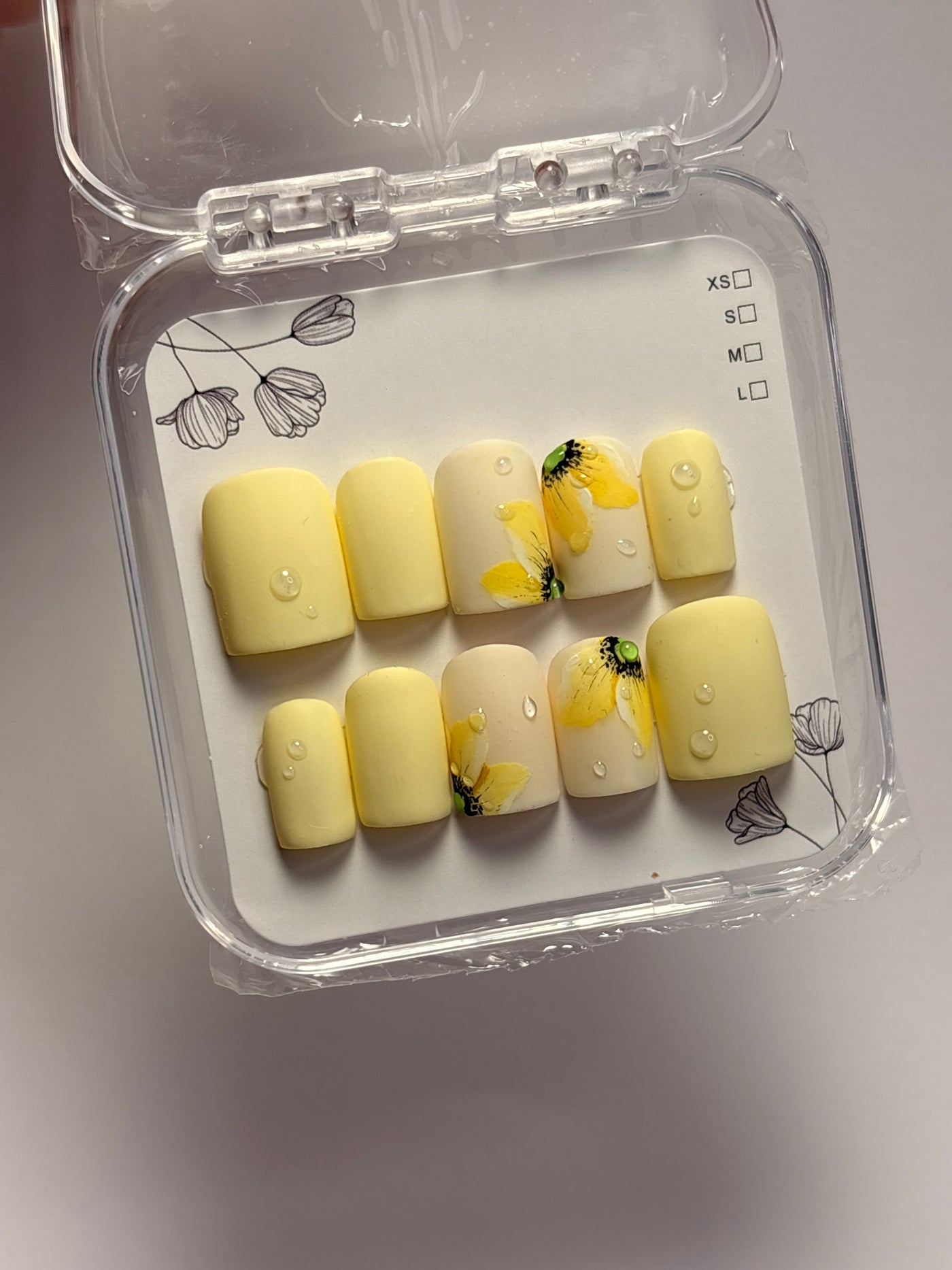 Press-On Nails Printemps -Flora