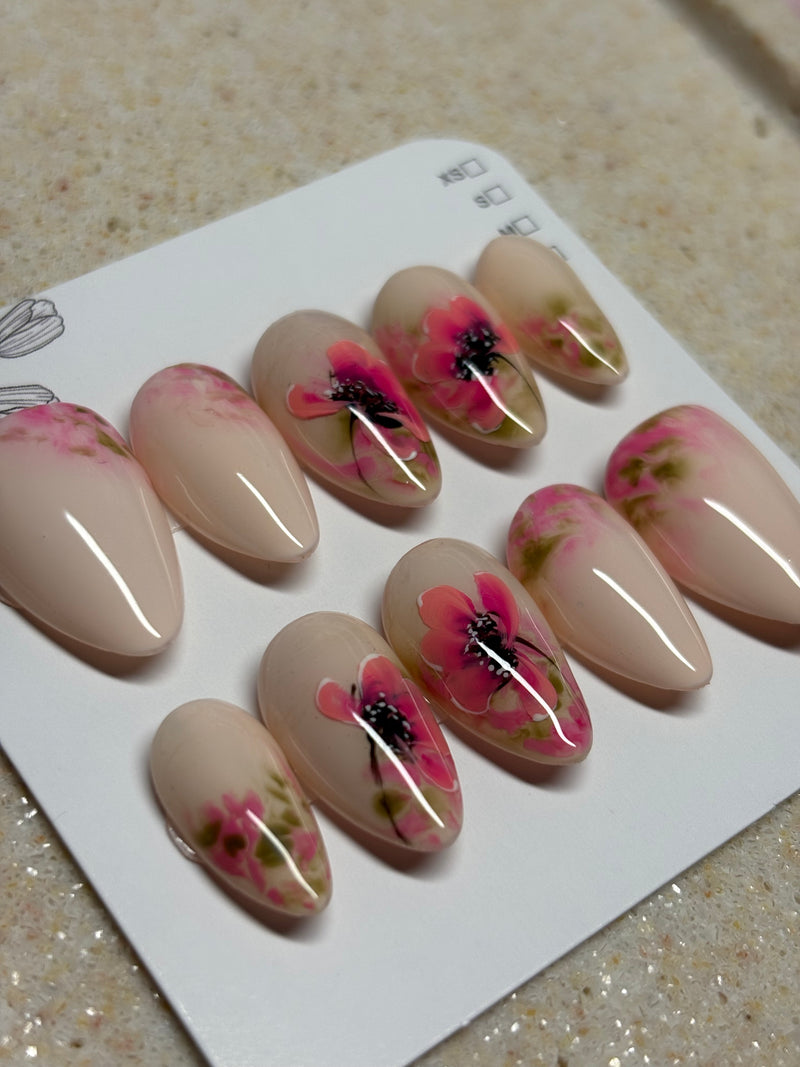 Press-On Nails Rosy Muse