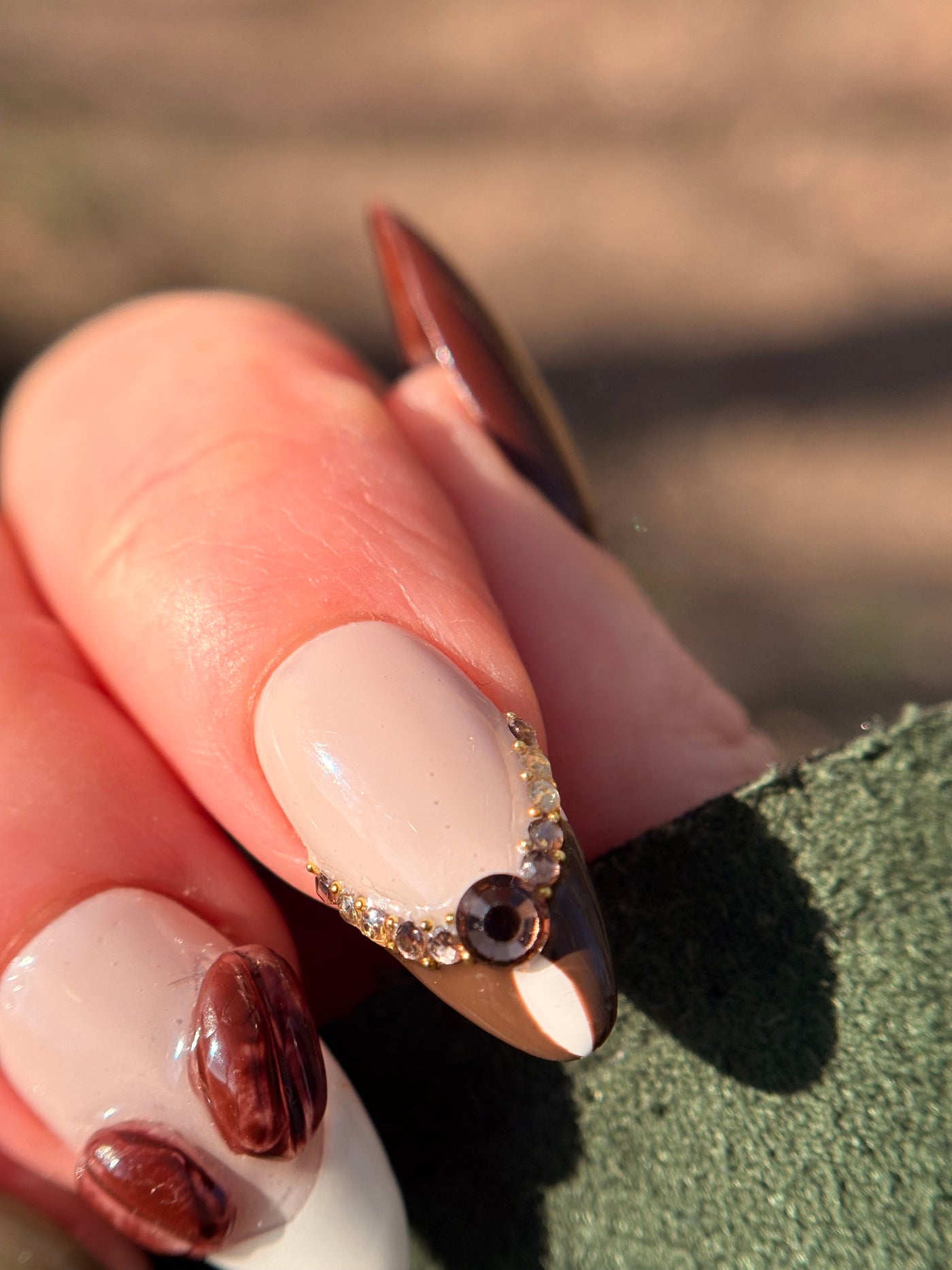 Press-On Nails-Coffee moment