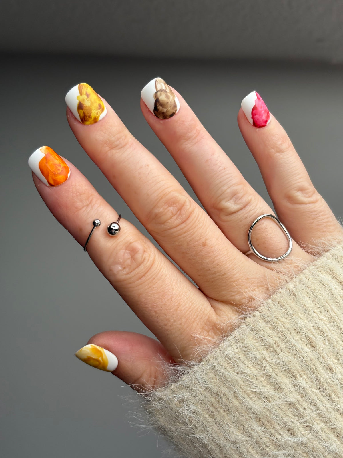 Press on Nails-Couleurs d’aquarelle
