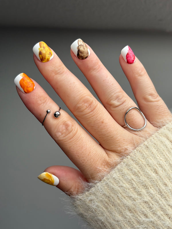Press on Nails-Couleurs d’aquarelle