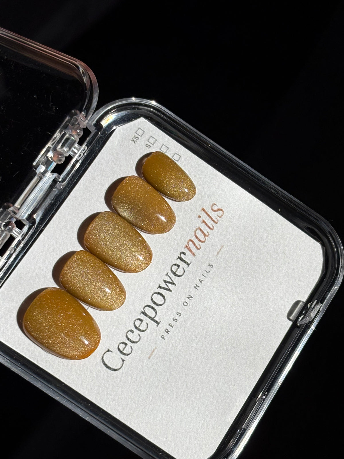 Press-On Nails -Unita Brownsugar