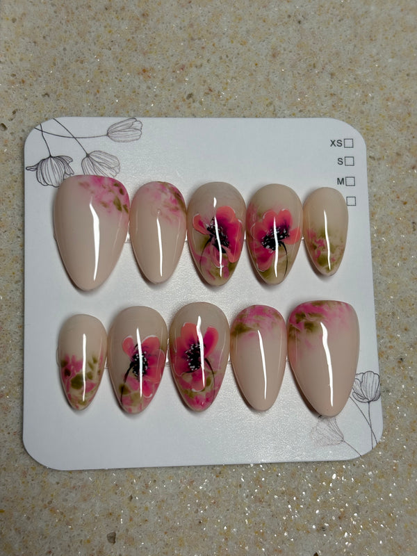 Press-On Nails Rosy Muse