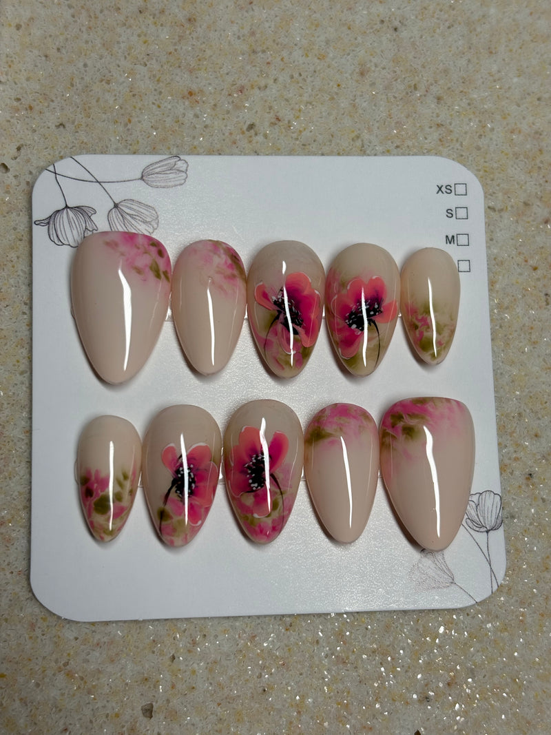 Press-On Nails Rosy Muse
