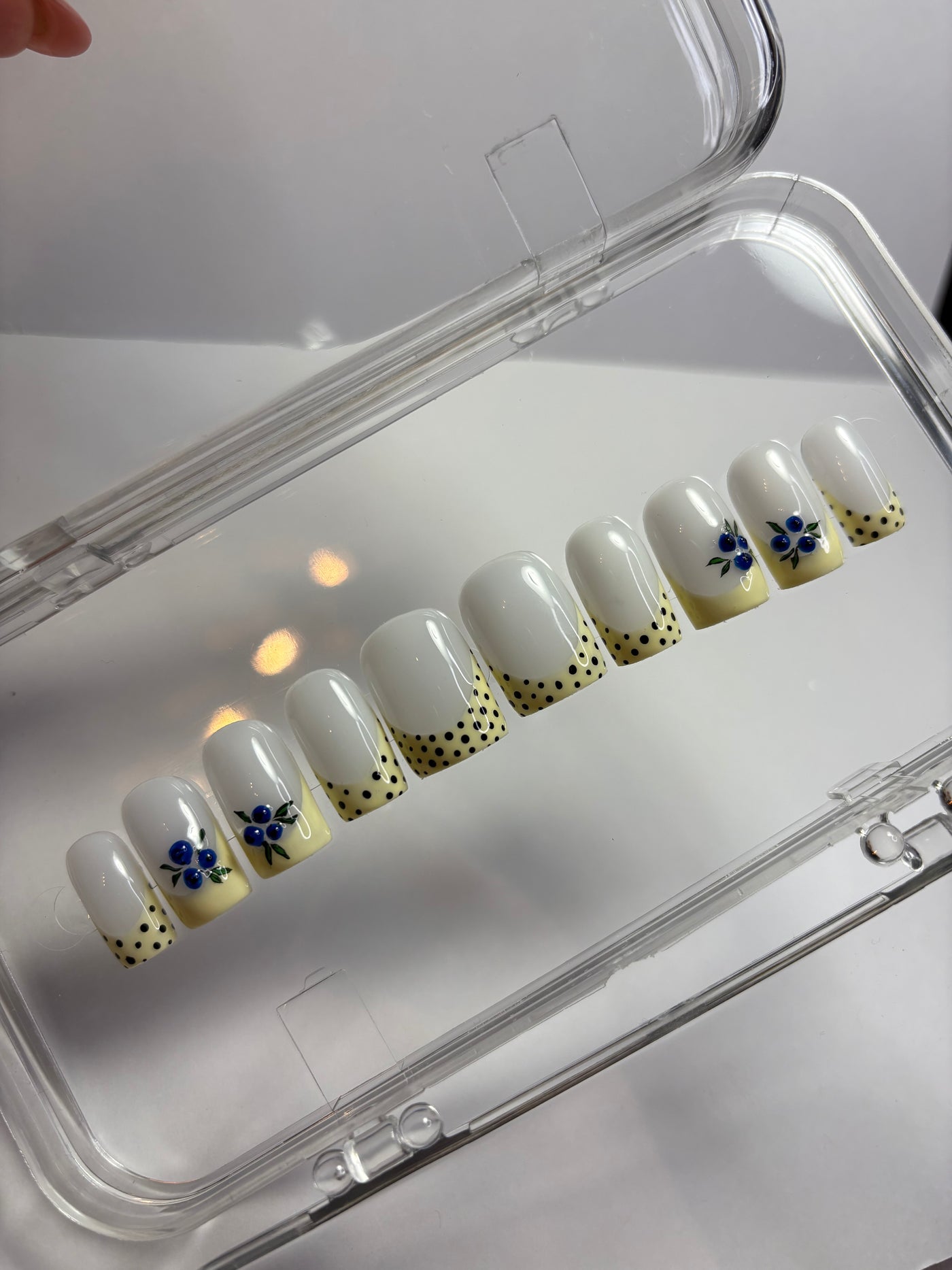 Press-On Nails -Love mirtilles