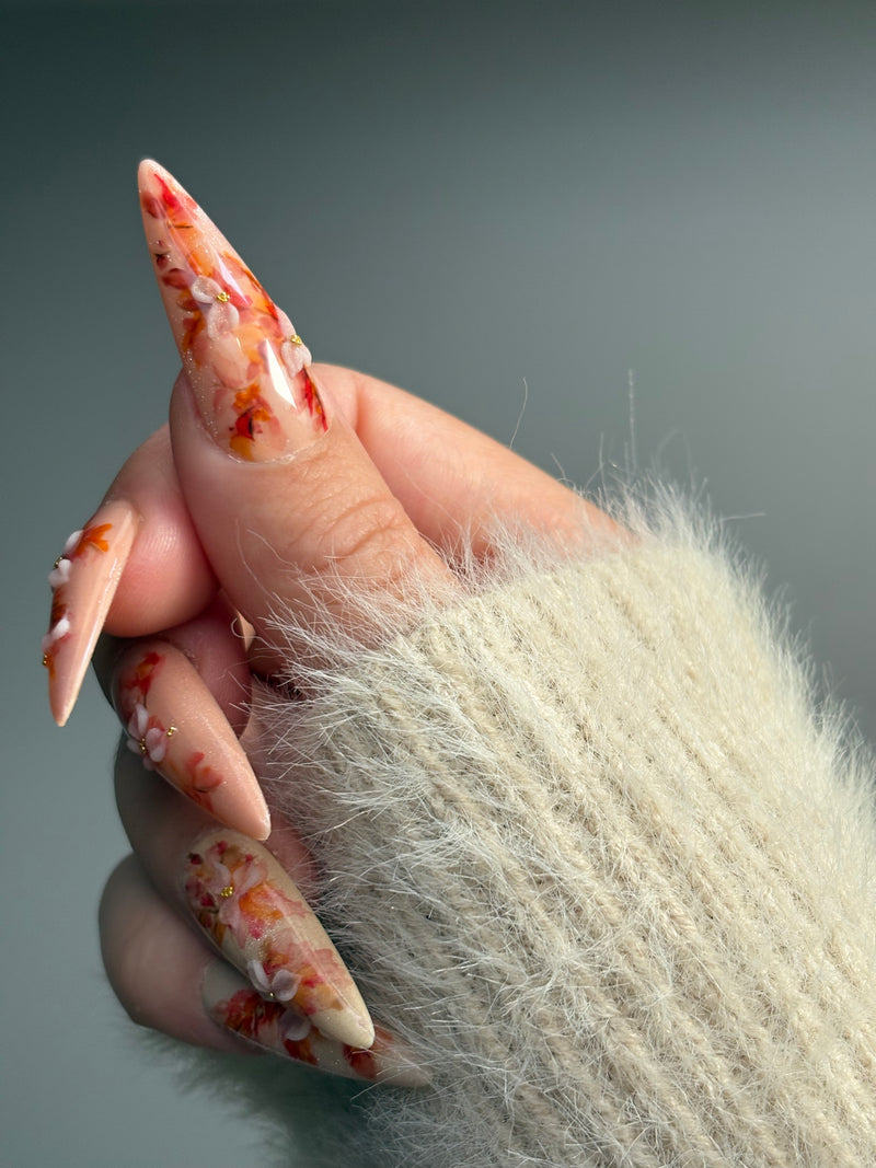 Press on Nails-Painted Lady premium