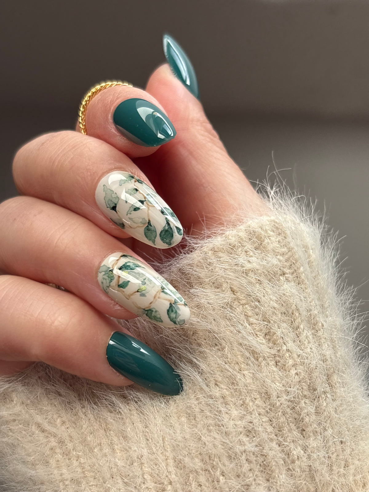 Press on Nails-Wedding nature