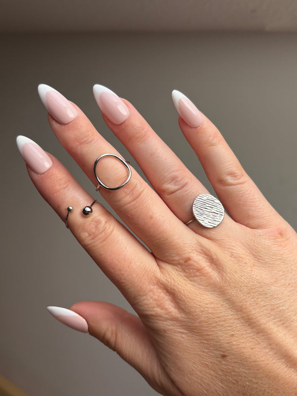 Press-On Nails-French love