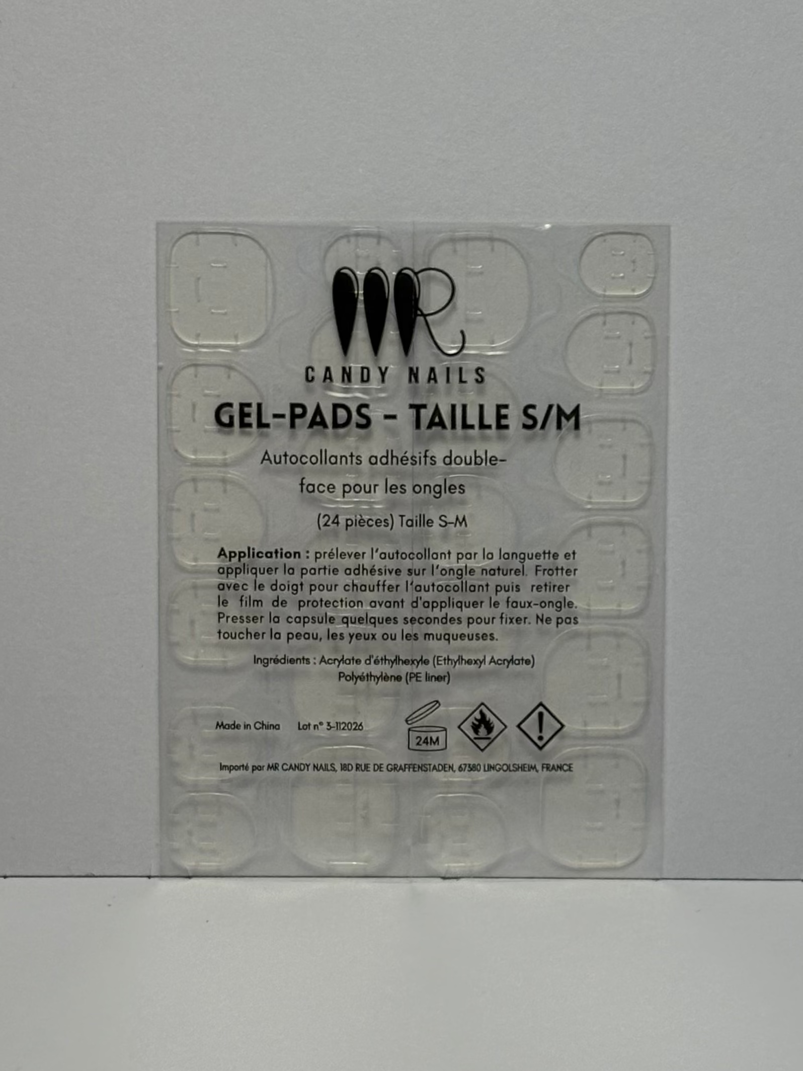 Gel pad S/M