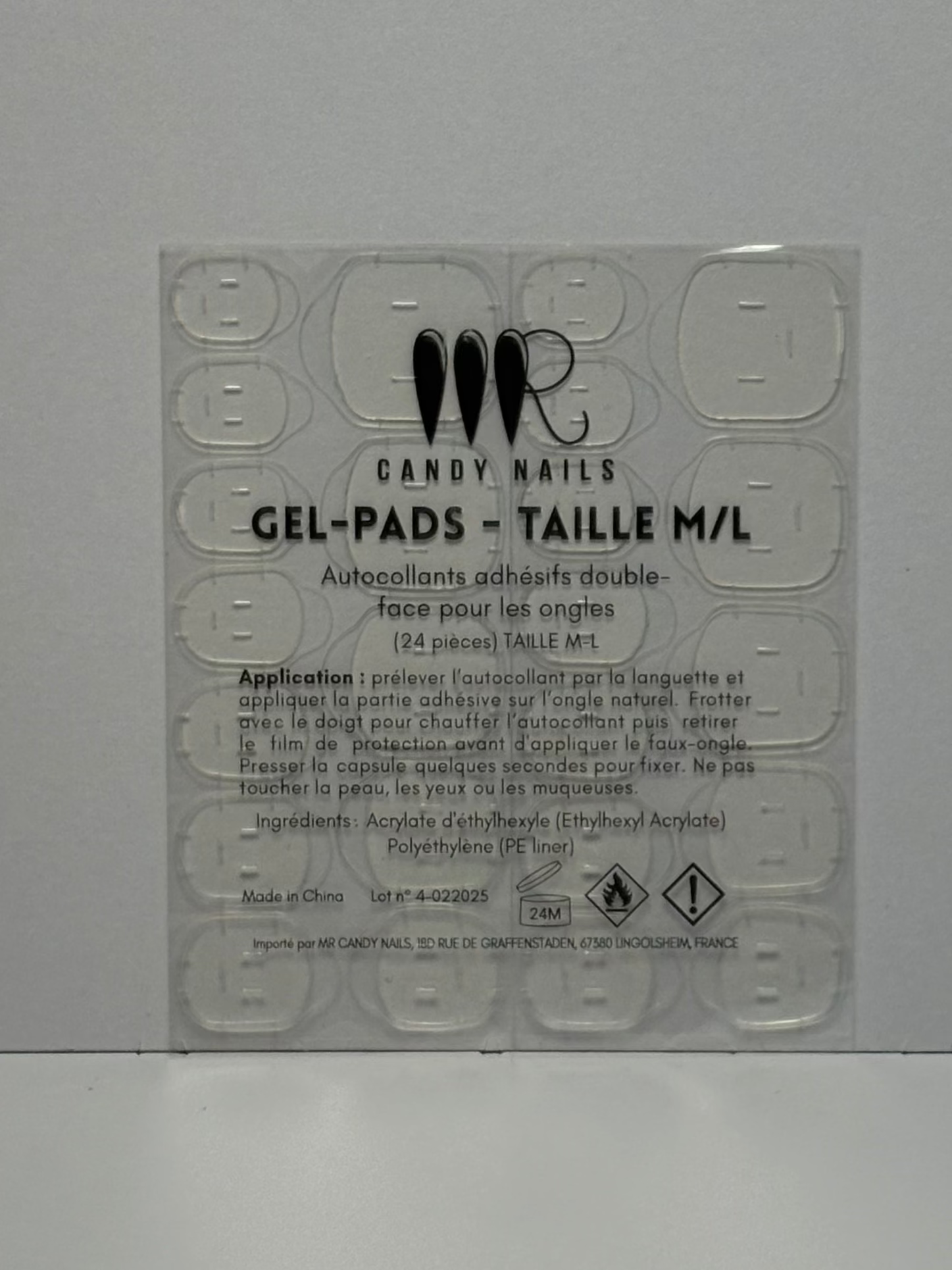 Gel pads M/L