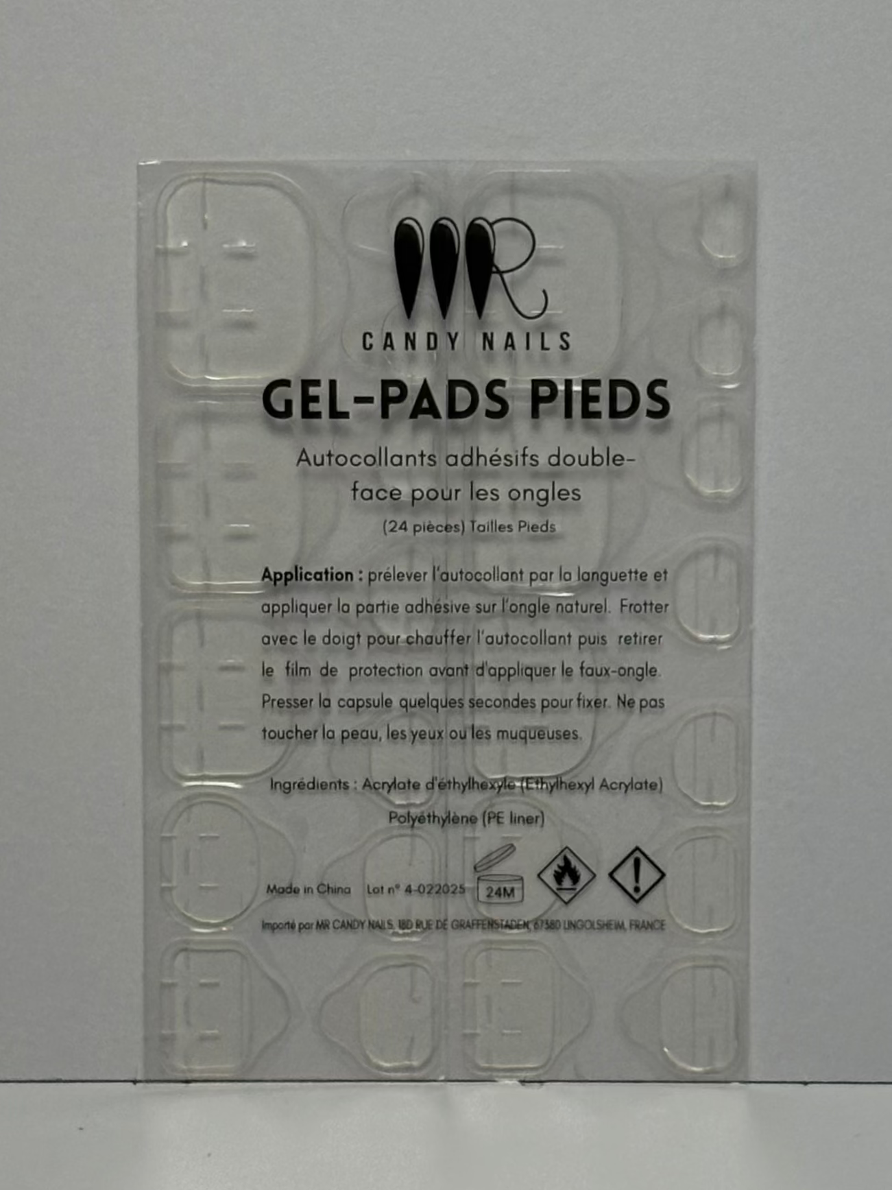Gel pads Pied