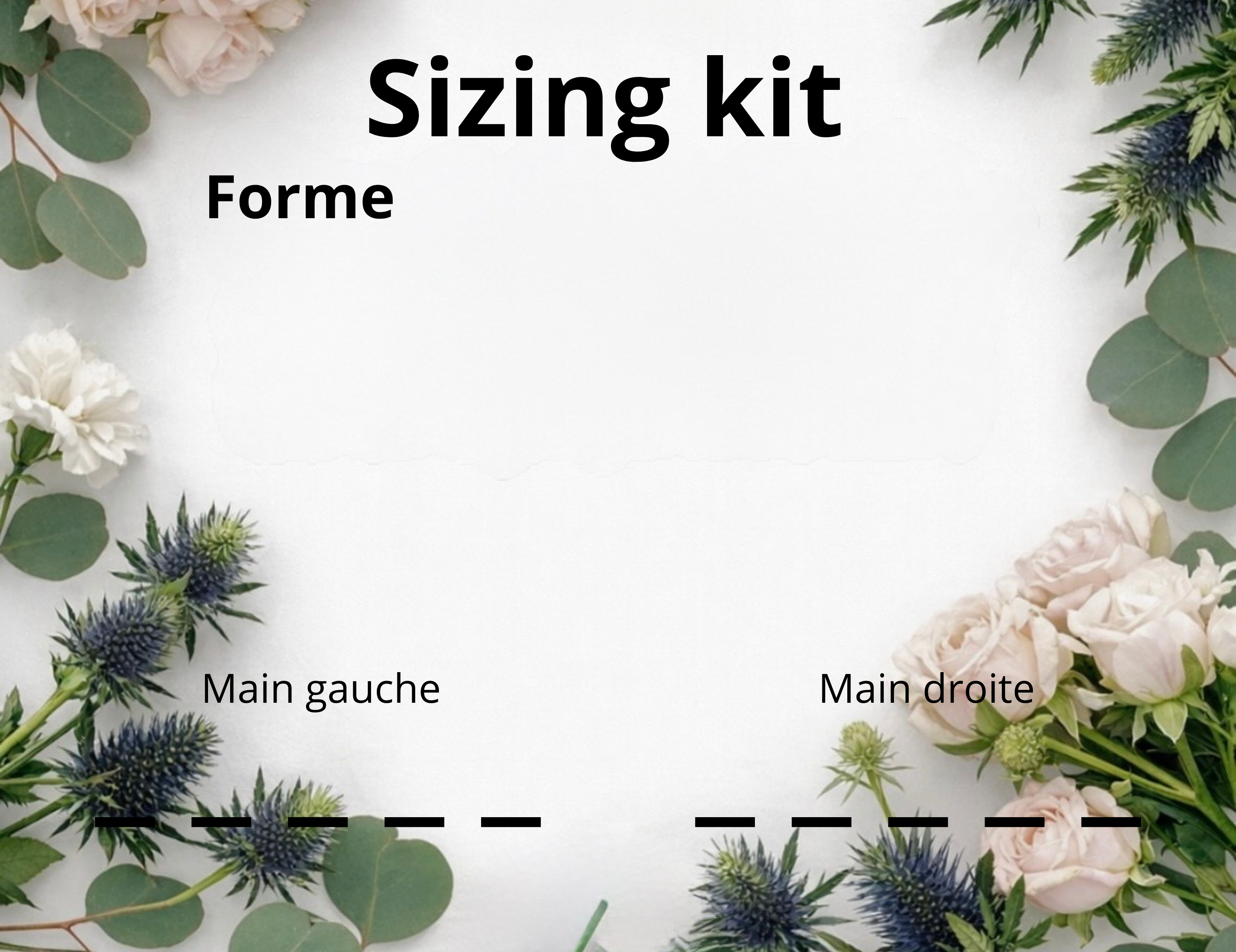 Sizing kit